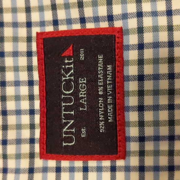Men's L UNTUCKit Erbach Stretch Shirt - Picture 3 of 5